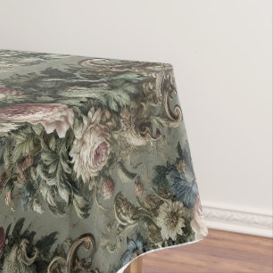 What Lies Beneath the Bloom – Gothic Large Pattern Tablecloth