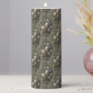 What Lies Beneath the Bloom – Sanctum in Delirium Pillar Candle