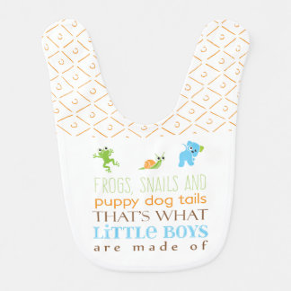 What little boys are made of | Bib