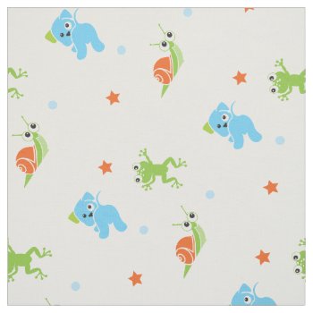 What Little Boys Are Made Of | Boys Fabric by KeepsakeGifts at Zazzle