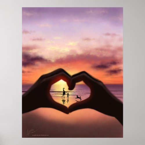 What Love Means To Me Art Print
