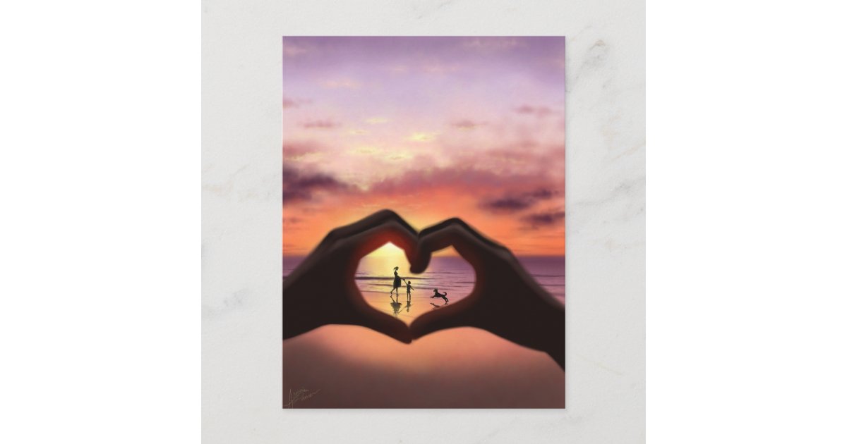 What Love Means To Me Postcard Zazzle