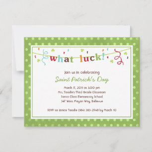 What Luck! Saint Patrick's Day Invitations