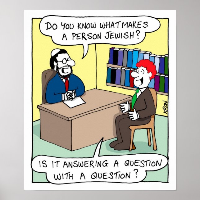 What makes a person Jewish Poster (Front)