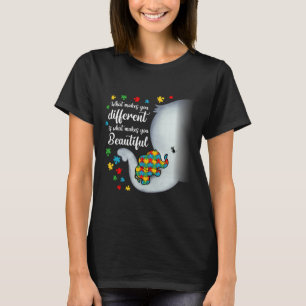 What Makes You Different Elephant Autism Mom Boys T-Shirt