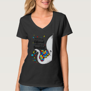 What Makes You Different Elephant Mom Autism Child T-Shirt