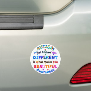 What Makes You DIFFERENT Is BEAUTIFUL Car Magnet