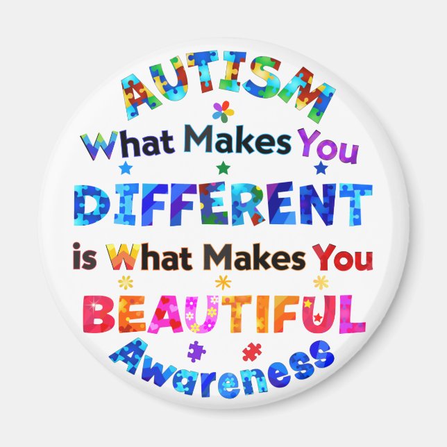 What Makes You DIFFERENT Is BEAUTIFUL Magnet (Front)