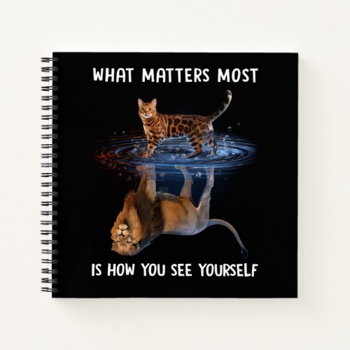 What Matters Most Is How You See Yourself Notebook