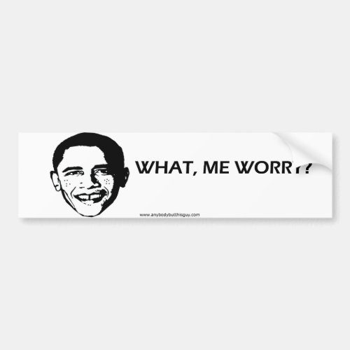 What Me Worry_ Bumper Sticker