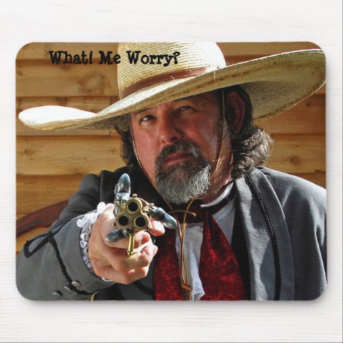 What Me Worry Mouse Pad