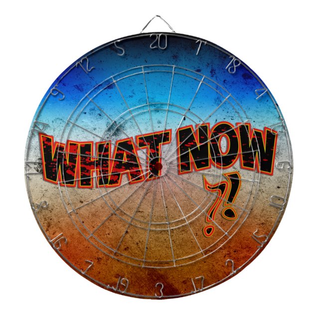 What Now ?! Dart Board (Front)
