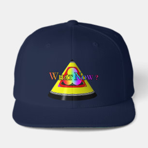 What Now? Flat Visor Classic Snapback Cap