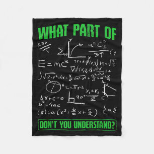 What Part Don't You Understand Engineering Student Fleece Blanket