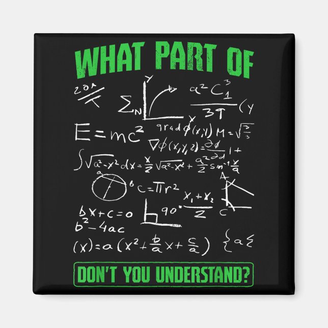 What Part Don't You Understand Engineering Student Magnet (Front)