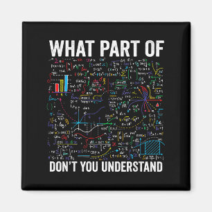 What part don't you understand funny math calculus magnet