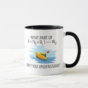 What Part of Archimedes Principle? Mug
