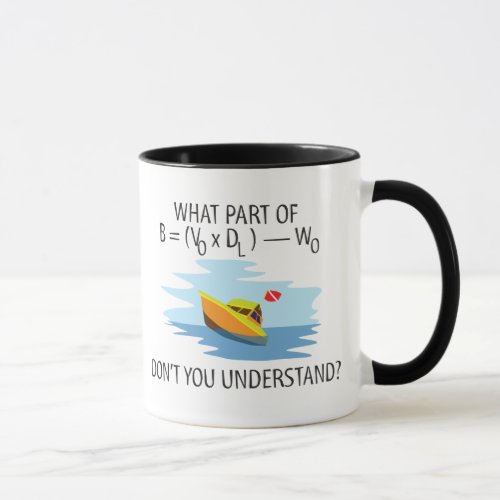 What Part of Archimedes Principle Mug