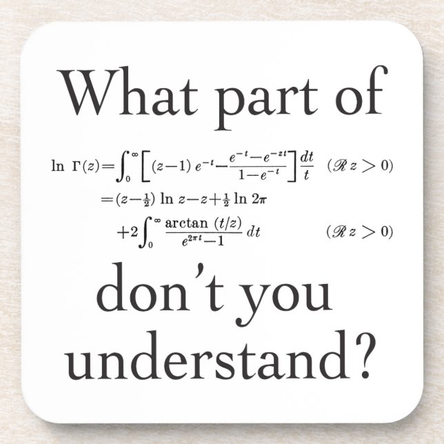 What part of... beverage coaster (Front)