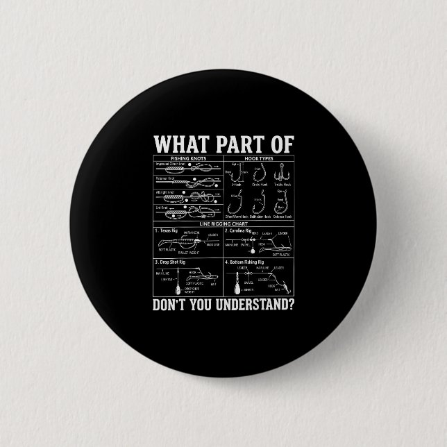 What part of don't understand funny fishing button (Front)