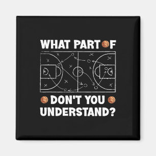 What Part Of Don't You Understand Fun Sketll Coach Magnet
