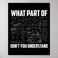 What Part Of Don't You Understand Funny Math Teach