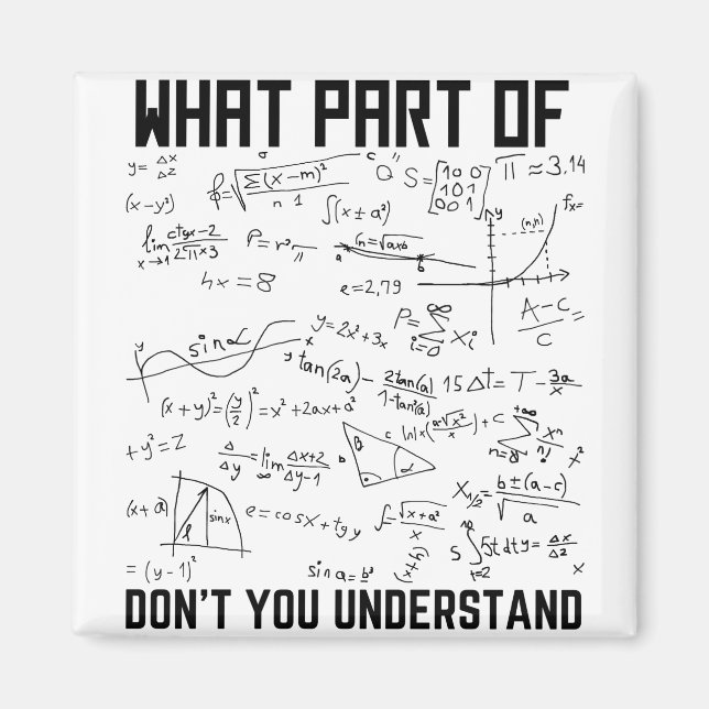 What Part Of Don't You Understand Magnet (Front)