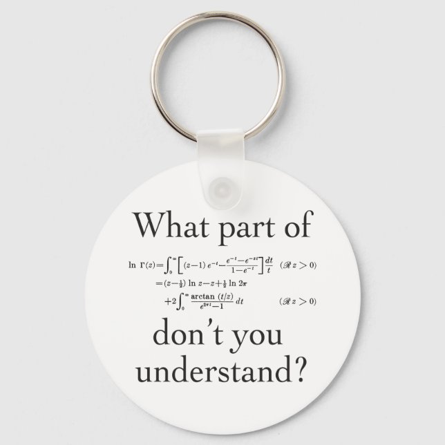 What part of... keychain (Front)