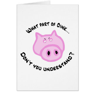 What part of Oink... Cards