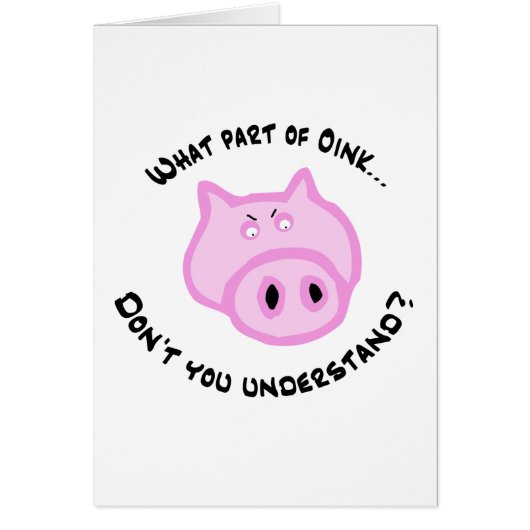 What part of Oink... Cards (Front)