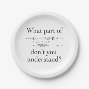 What Part of... Paper Plates