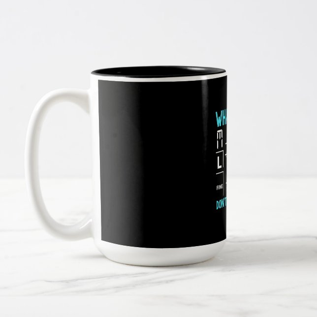 What Part Of Photographer Two-Tone Coffee Mug (Left)