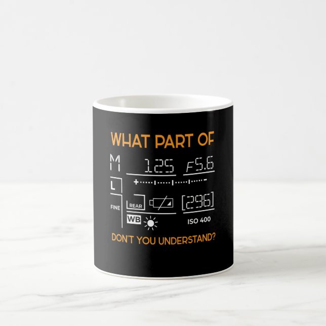 What Part Of Photography Photographer Photo Coffee Mug (Center)