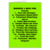What PMS means! (Front)