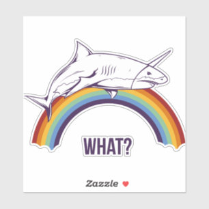 What rainbow shark sticker