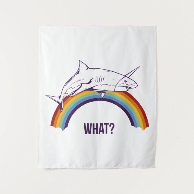 What rainbow shark tapestry (Front)