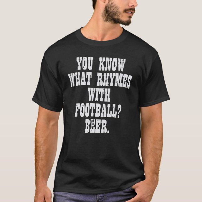 What Rhymes With American Football  Men Dad T-Shirt (Front)