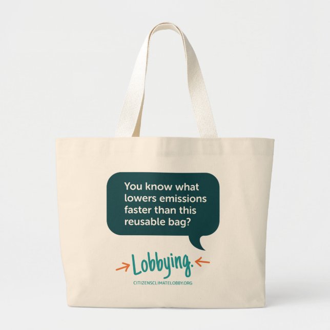 What’s better than this reusable tote bag? (Front)