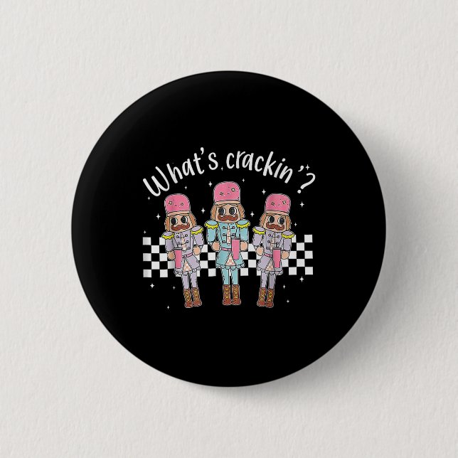 What’s Crackin Nutcracker Stanley Tumbler Boojee C Button (Front)
