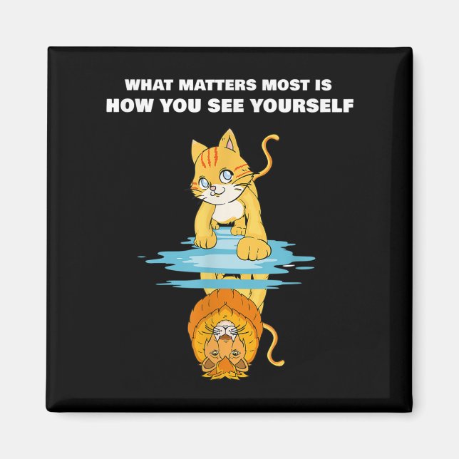 What S Most Is How You See Yourself Motivational L Magnet (Front)