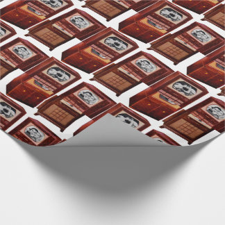 what’s on tv 1951 wrapping paper