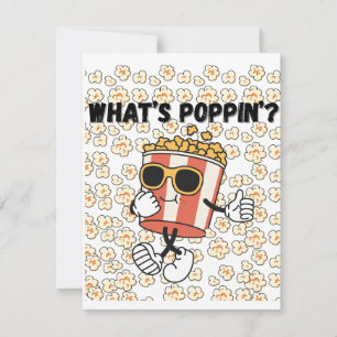 What’s Poppin’ Popcorn Note Card