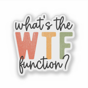 What’s the Function? – ABA, Special Ed Teacher Sticker