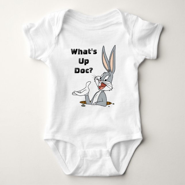 WHAT’S UP DOC?™ BUGS BUNNY™ Rabbit Hole Baby Bodysuit (Front)
