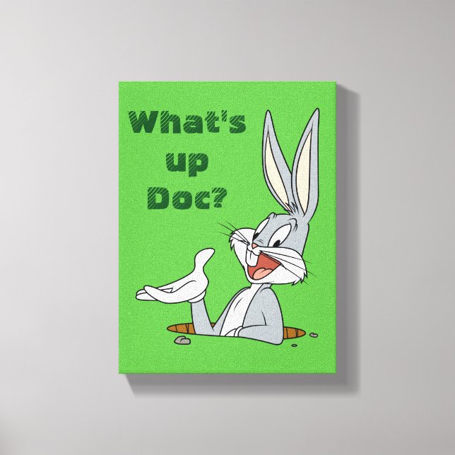 WHAT’S UP DOC?™ BUGS BUNNY™ Rabbit Hole Canvas Print (Front)