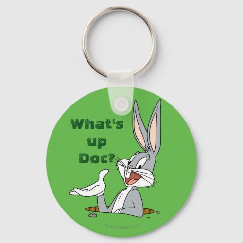 WHATâS UP DOCâ BUGS BUNNYâ Rabbit Hole Keychain