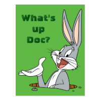 WHAT’S UP DOC?™ BUGS BUNNY™ Rabbit Hole Postcard