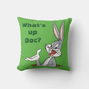 WHAT’S UP DOC?™ BUGS BUNNY™ Rabbit Hole Throw Pillow