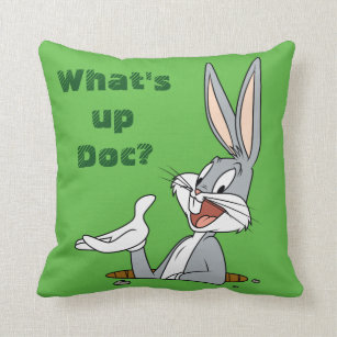 WHAT’S UP DOC?™ BUGS BUNNY™ Rabbit Hole Throw Pillow
