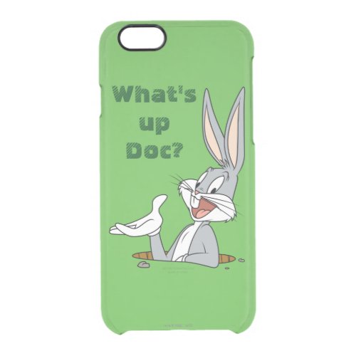 WHATS UP DOC BUGS BUNNY Rabbit Hole Clear iPhone 66S Case